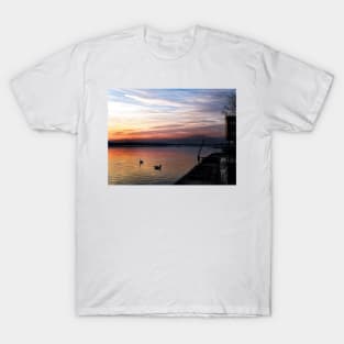 Sunset landscape, lake photography T-Shirt